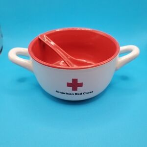 American Red Cross Soup Bowl with Spoon